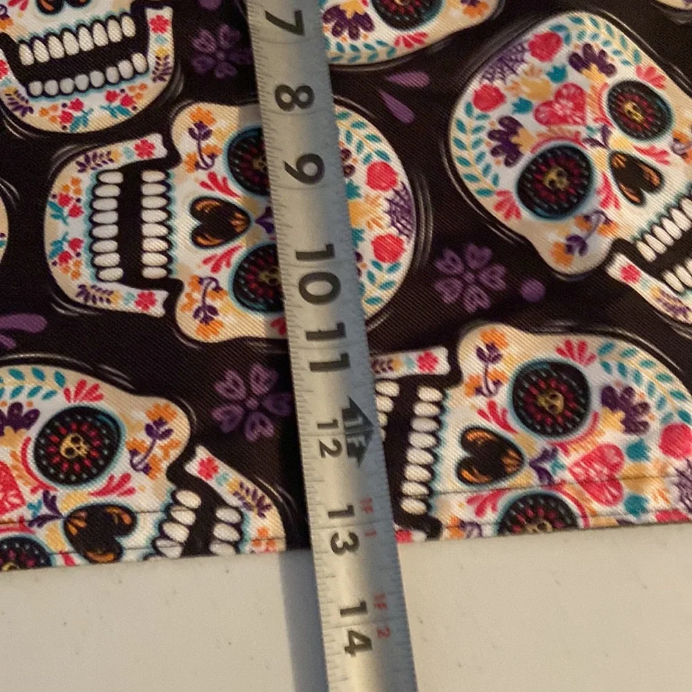 Novelty Retro Skulls Pattern Printing Table‎ Runner